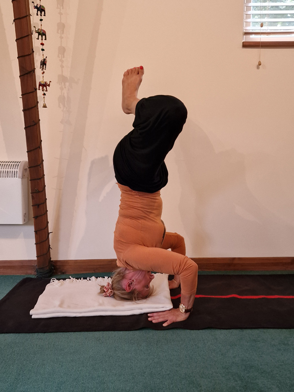 Yoga Headstand Pose 3 Variation Yoga Headstand Pose 3 Variation